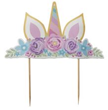 Picture of UNICORN CAKE TOPPER L 300 MM X W 3 MM X H 210 MM